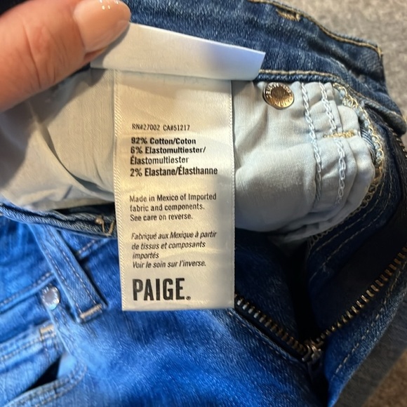 PAIGE Hoxton Crop in Madera, Size 25. - Picture 11 of 12